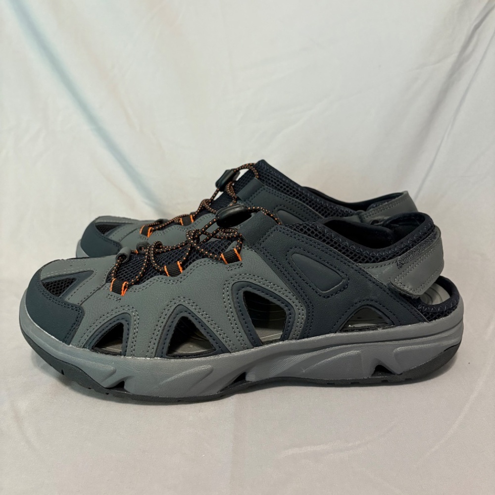 Eddie Bauer Men's Lake Trail Bungee Lace Lightweight Water Sandal - Picture 3 of 6